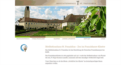 Desktop Screenshot of meditationshaus-dietfurt.de