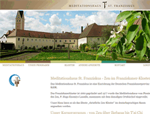 Tablet Screenshot of meditationshaus-dietfurt.de